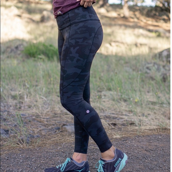 Fast and Free Camo Lululemon Leggings - Picture 3 of 6